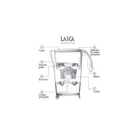 Laica Mechanical Alb - indicator mecanic, capacitate 2,3 litri