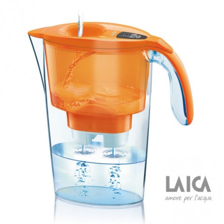 Laica Stream Colors Orange - capacitate 2,3 litri
