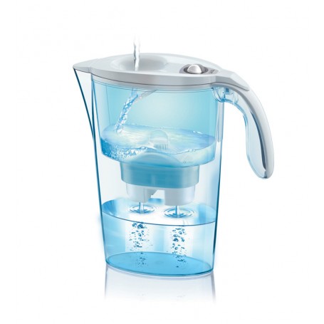 Cana filtranta de apa Laica Mechanical, Alb, 2.3 litri