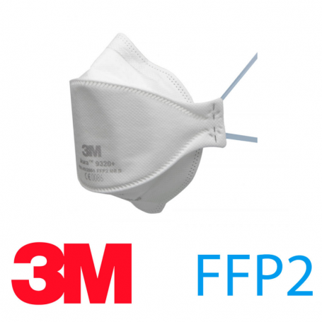 Masca FFP2 3M Aura 9320+ fara supapa