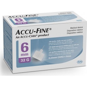 Accu-Fine ace pen insulina 6mm (32G ) x 100 buc, Accu Chek